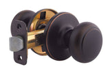 Kwikset 200CV-3 polished brass passage door knob