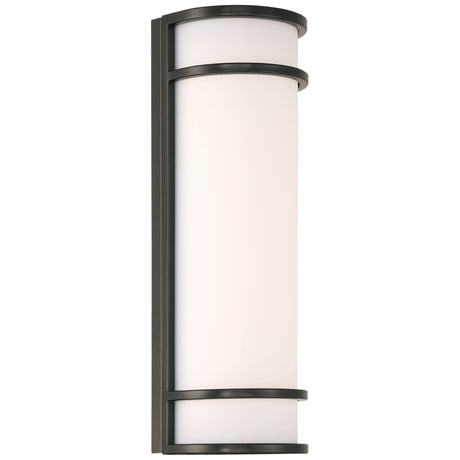 Access Lighting 20106LEDMGEM-BL/ACR dual voltage emergency battery backup outdoor led wall mount