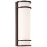 Access Lighting 20106LEDMGEM-BRZ/ACR dual voltage emergency battery backup outdoor led wall mount
