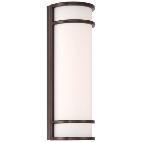 Access Lighting 20106LEDMGEM-BRZ/ACR dual voltage emergency battery backup outdoor led wall mount
