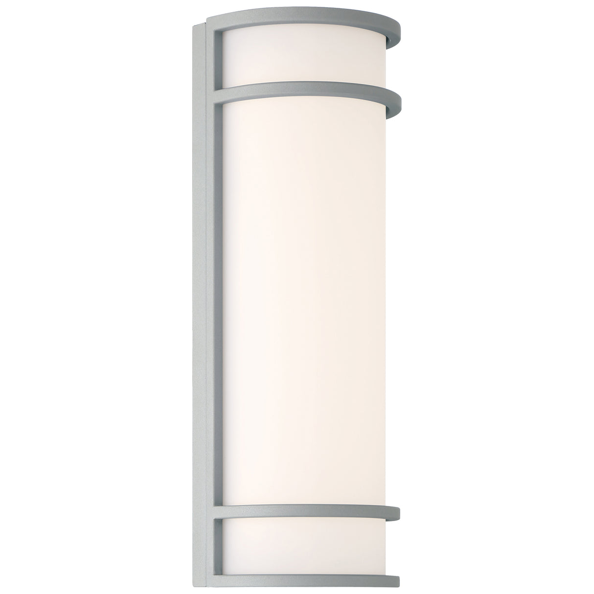 Access Lighting 20106LEDMGEM-SAT/ACR dual voltage emergency battery backup outdoor led wall mount