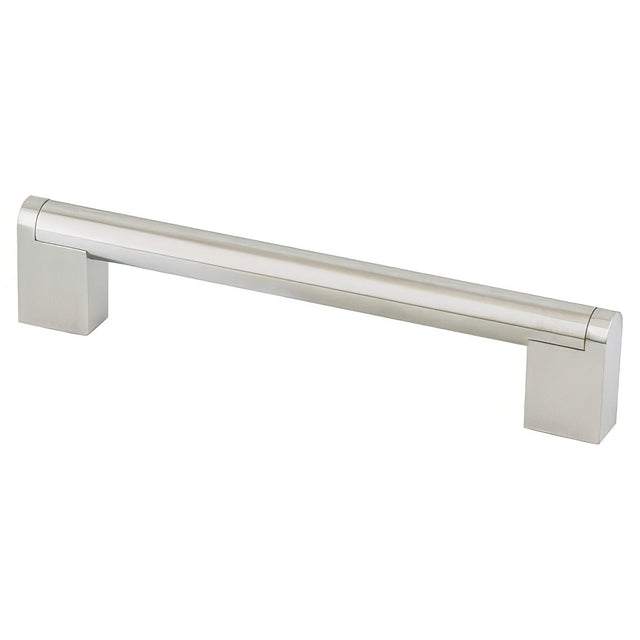 Berenson 2022-90SS-P Studio cabinet handle pull in satin stainless, additional view