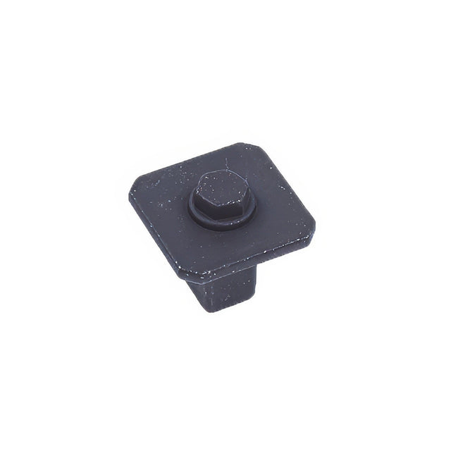 Century Hardware 20223-BS matte black steel cabinet knob