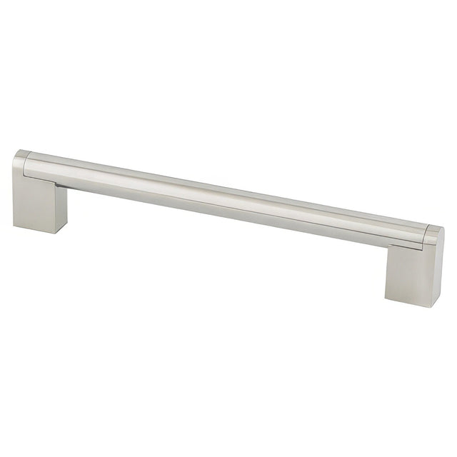 Berenson 2023-90SS-P Studio cabinet handle pull in satin stainless, additional view