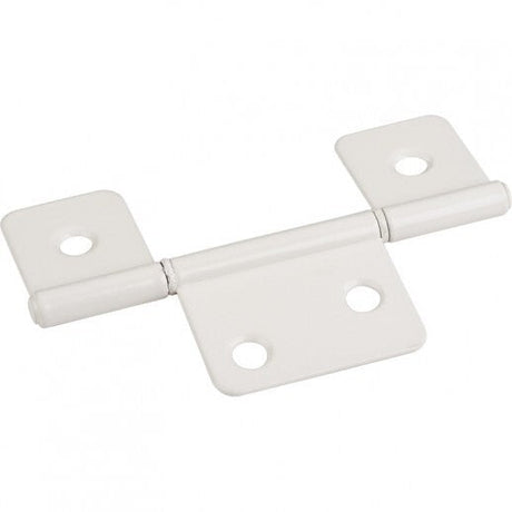 Hardware Resources 20251PB non-mortise hinge in satin stainless, additional view