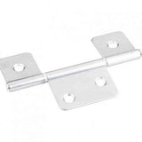 Hardware Resources 20251BC brushed chrome non mortise hinge