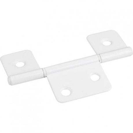 Hardware Resources 20251BWH non-mortise hinge in satin stainless, additional view