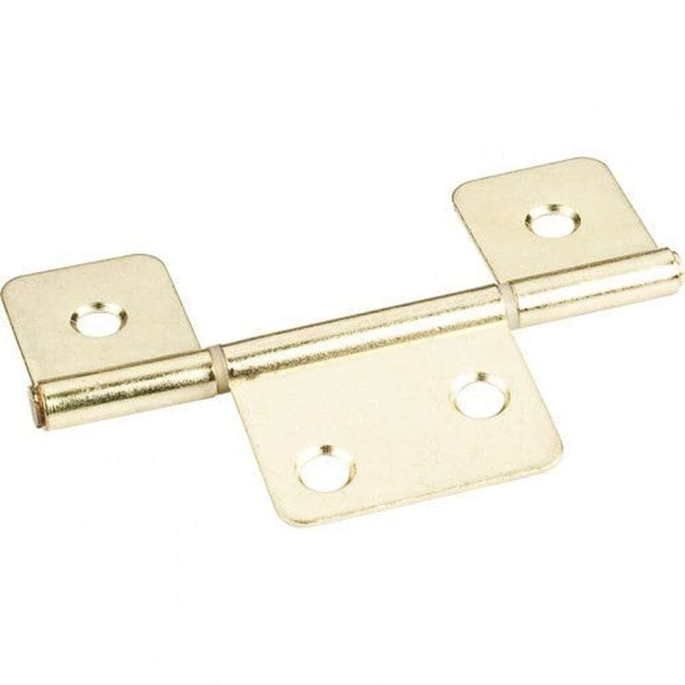 Hardware Resources 20251PB polished brass non mortise hinge