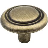 Elements 202AB brushed antique brass cabinet knob