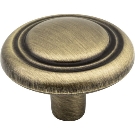 Elements 202AB brushed antique brass cabinet knob
