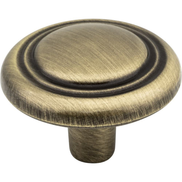 Elements 202AB brushed antique brass cabinet knob