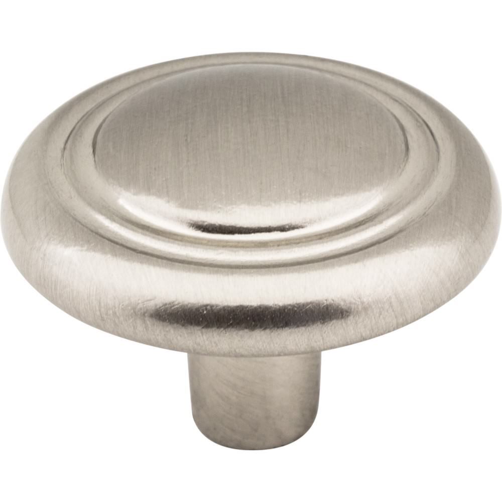 Elements 202SN satin nickel cabinet knob