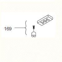 LCN 20301SB96 track bumper, front view