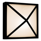 Access Lighting 20330MG-BL/FST black wet location wall light