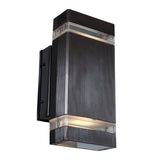 Access Lighting 20357MG-BRZ/CLR bronze / clear outdoor wall sconce