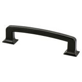 Berenson 2043-1055-P matte black cabinet handle pull