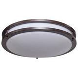 Access Lighting 20465LEDD-BRZ/ACR led flushmount in satin stainless, additional view