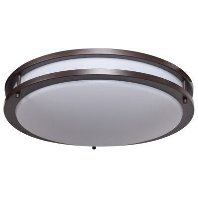 Access Lighting 20465LEDD-BRZ/ACR led flushmount in satin stainless, additional view