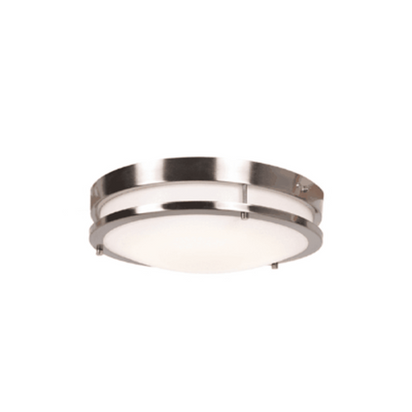 Access Lighting 20465LEDEM-BS/ACR brushed steel led flushmount