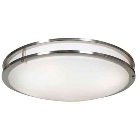 Access Lighting 20467LEDD-BS/ACR brushed steel led flushmount