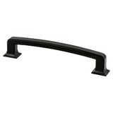 Berenson 2048-1055-P matte black cabinet handle pull