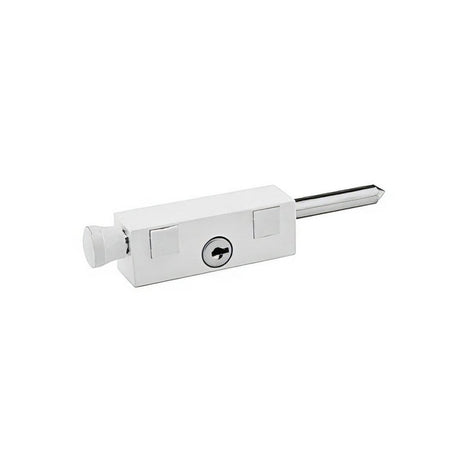 Emtek 206011 silver patio door bolt