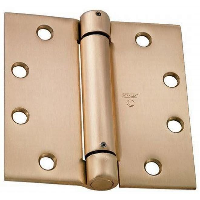 Stanley 2060R4124 satin brass spring door hinge