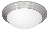 Access Lighting 20651-BS/OPL brushed steel / opal flushmount light