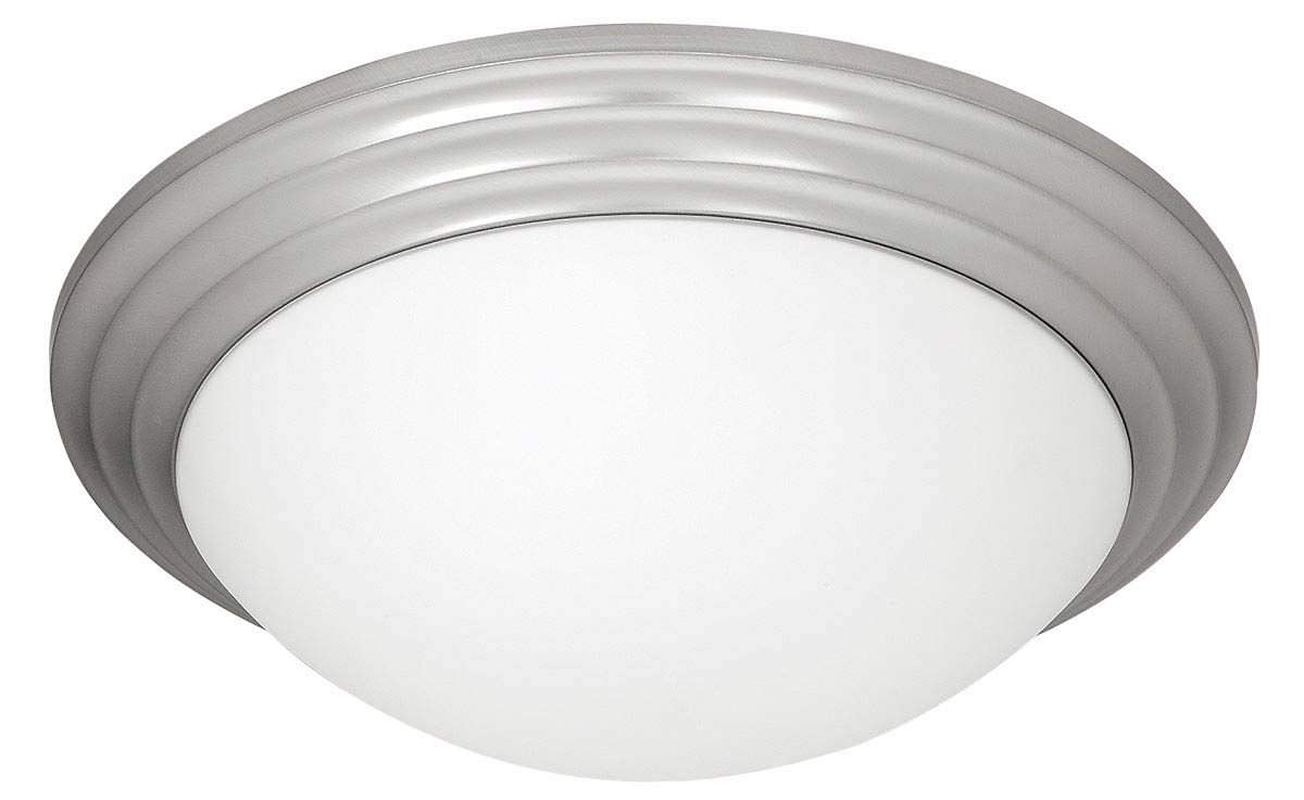 Access Lighting 20652-BS/OPL brushed steel / opal flushmount light