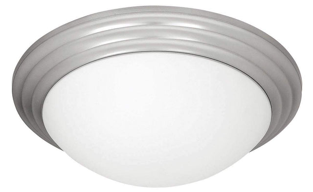 Access Lighting 20652-BS/OPL brushed steel / opal flushmount light