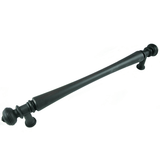 MNG Hardware 20821 208 12" Oversize Vanilla Finial Cabinet Pull Satin Antique Nickel