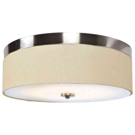 Access Lighting 20820LEDD-BS/ACR brushed steel led flushmount