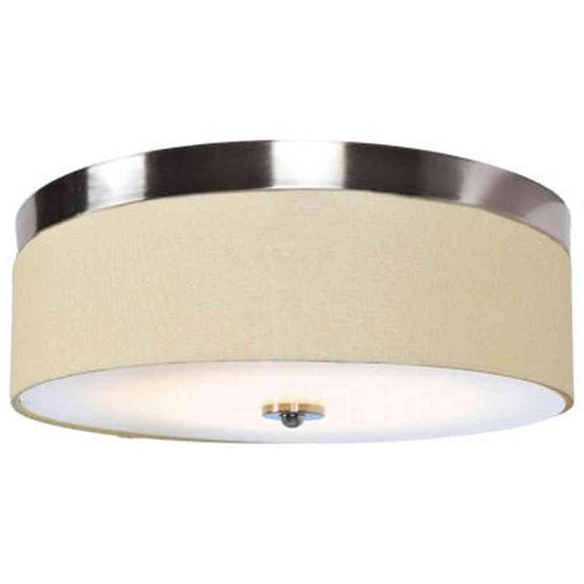 Access Lighting 20820LEDD-BS/ACR brushed steel led flushmount