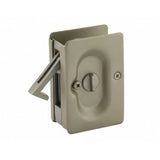Emtek 2102TWB tumbled white bronze privacy pocket door lock