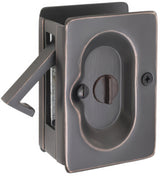 Emtek 2102US10B oil rubbed bronze privacy pocket door lock