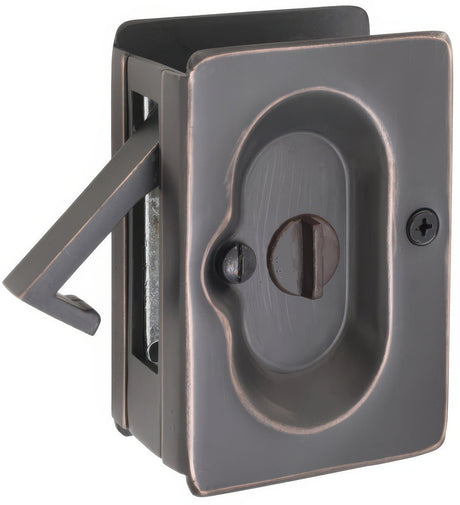 Emtek 2102US10B oil rubbed bronze privacy pocket door lock