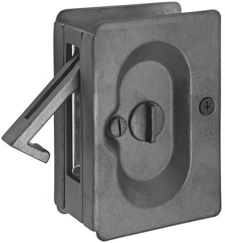 Emtek 2102US15A antique nickel privacy pocket door lock