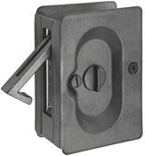 Emtek 2102US3 polished brass privacy pocket door lock