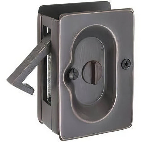 Emtek 2102US7 french antique privacy pocket door lock