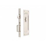 Emtek 2105US15138 Brass Modern, Classic Brass, Designer Brass, Lost Wax / Tuscany Bronze, Sandcast Bronze pocket door lock, a