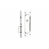Emtek 2105US26134 Brass Modern, Classic Brass, Designer Brass, Lost Wax / Tuscany Bronze, Sandcast Bronze pocket door lock, a