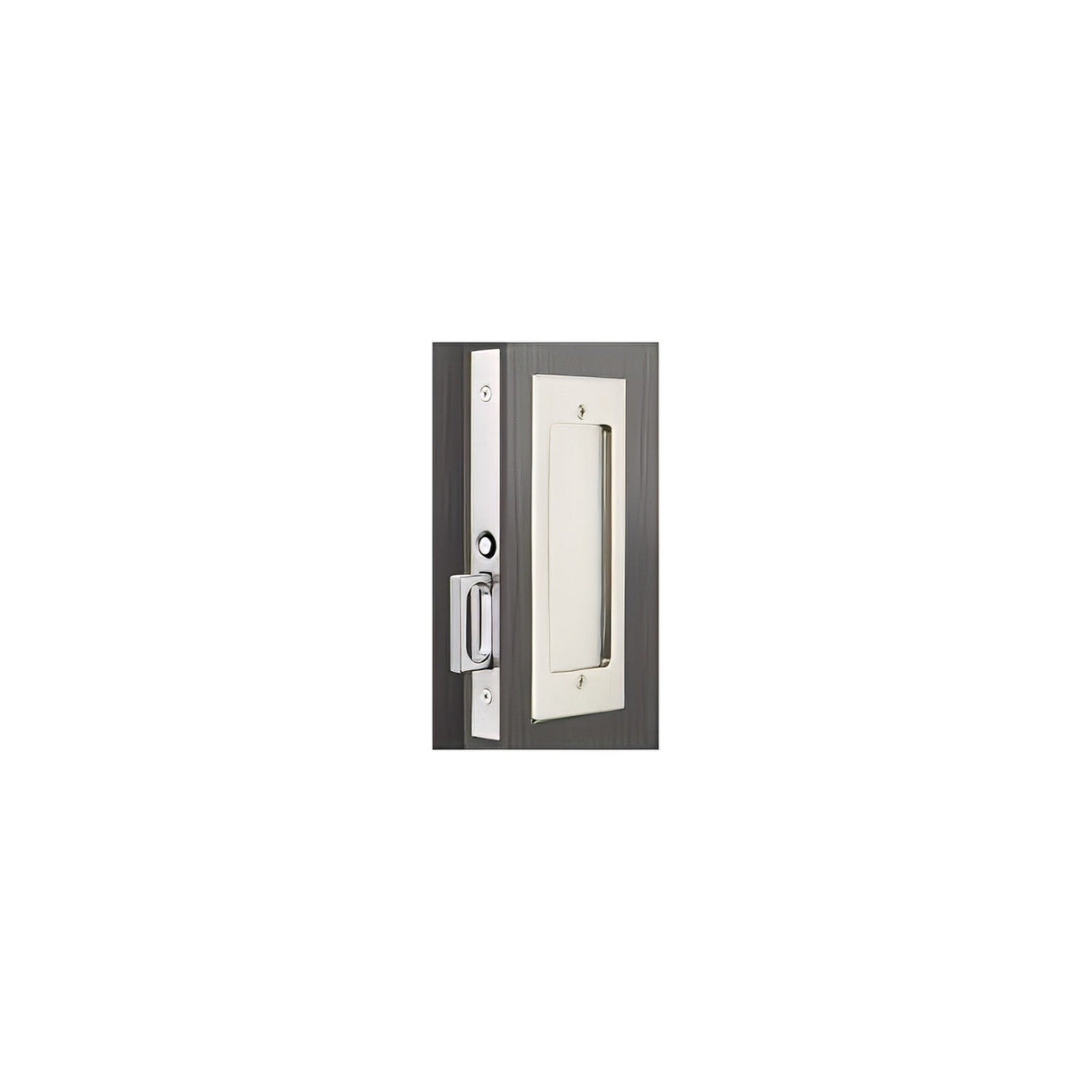 Emtek 2114US26138 polished chrome passage pocket door lock