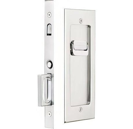 Emtek 2115US15138 satin nickel privacy pocket door lock