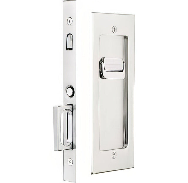 Emtek 2115US15138 satin nickel privacy pocket door lock