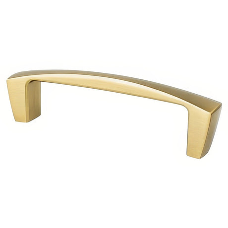 Berenson 2130-1MDB-P modern brushed gold cabinet handle pull
