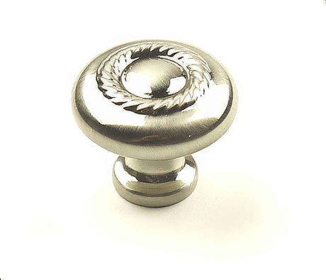 Century Hardware 21306-15 Aztec cabinet knob in satin nickel, additional view