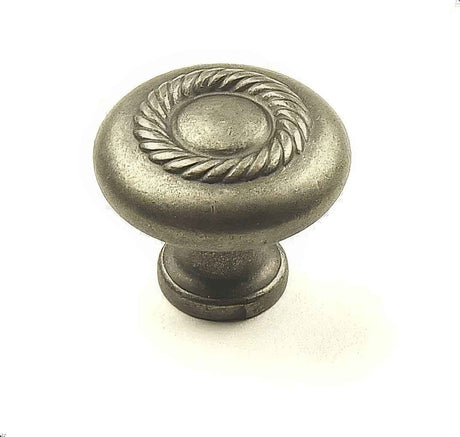 Century Hardware 21306-AP Aztec cabinet knob in polished brass, additional view