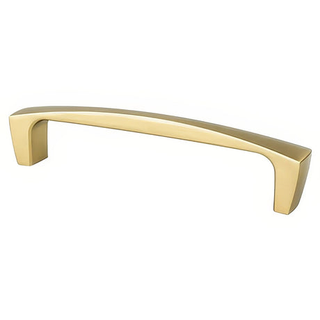 Berenson 2131-1MDB-P modern brushed gold cabinet handle pull