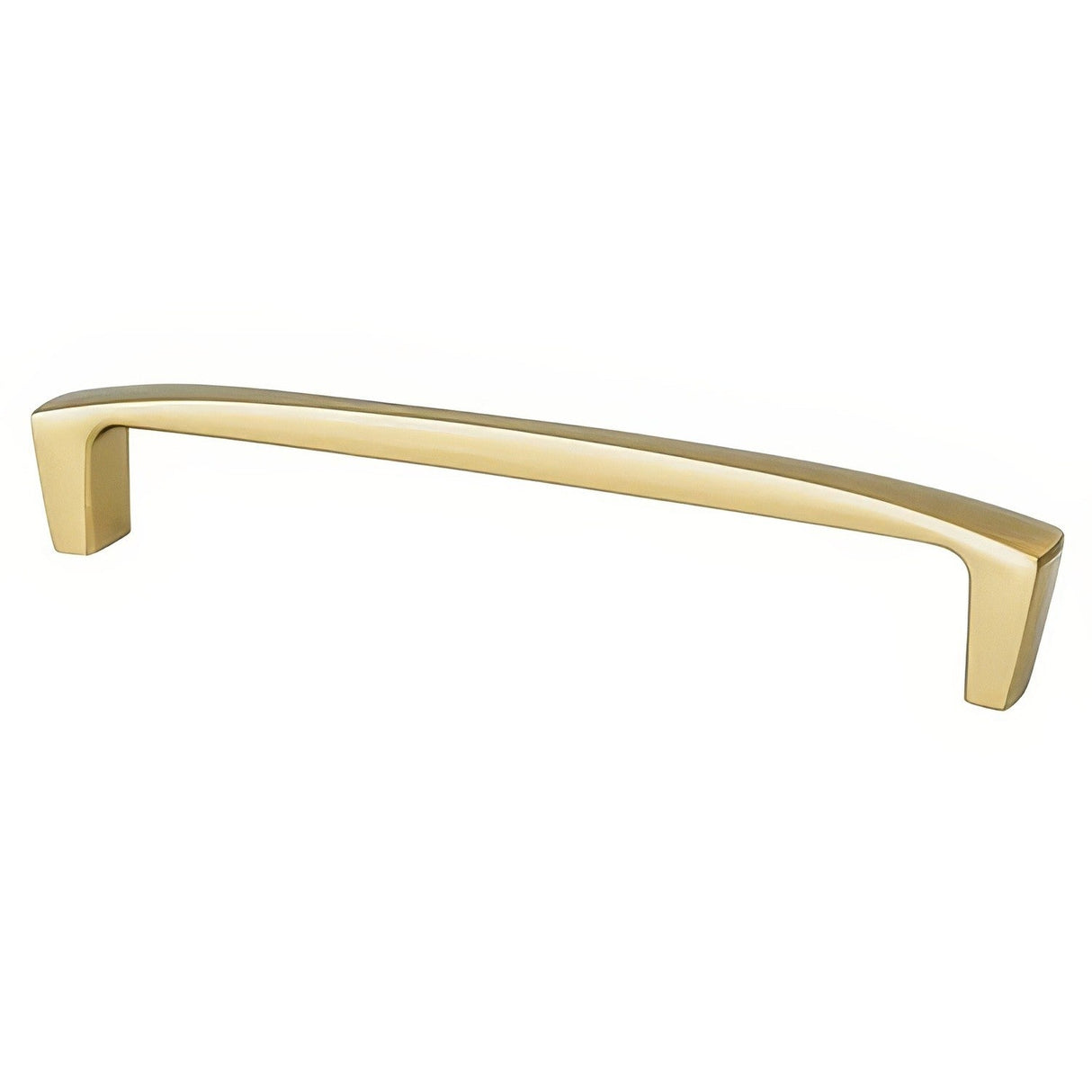 Berenson 2132-1MDB-P modern brushed gold cabinet handle pull