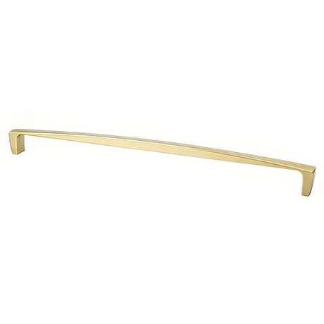 Berenson 2134-1MDB-P modern brushed gold cabinet pull / appliance pull